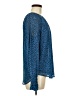 Ann Taylor 100% Polyester Blue Long Sleeve Blouse Size M - photo 4