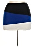 Mandee Color Block Blue Casual Skirt Size M - photo 1