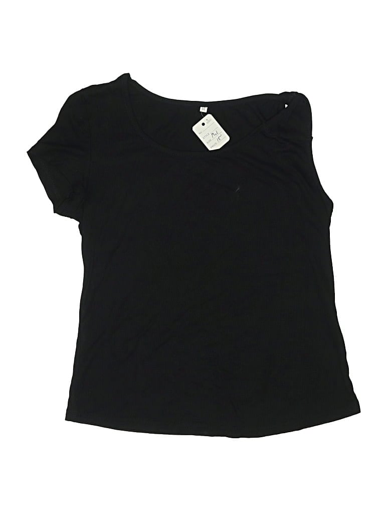Pre-owned Unbranded Kids' Sleeveless T-shirt In Black