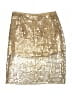 H&M 100% Polyester Metallic Gold Formal Skirt Size 8 - photo 2
