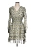 Max Studio 100% Polyester Paisley Green Cocktail Dress Size L - photo 1