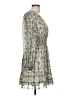 Max Studio 100% Polyester Paisley Green Cocktail Dress Size L - photo 4
