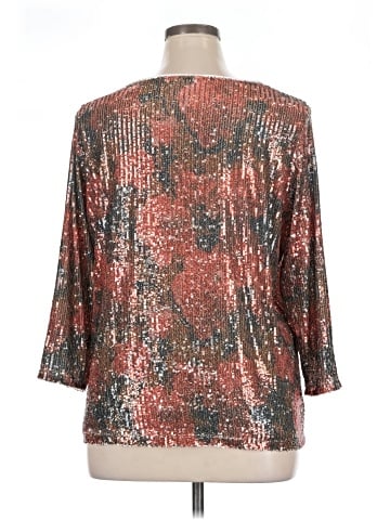 Attitudes by Renee 3/4 Sleeve Blouse (view 2)