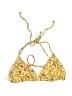 O'Neill Floral Yellow Swimsuit Top Size L - photo 1
