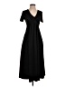Unbranded Solid Black Casual Dress Size S - photo 1