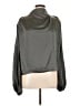Line & Dot 100% Polyester Gray Long Sleeve Blouse Size L - photo 1