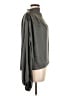 Line & Dot 100% Polyester Gray Long Sleeve Blouse Size L - photo 4