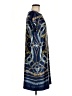J. McLaughlin 100% Polyester Graphic Blue Casual Dress Size M - photo 4