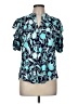 Amana Teal Short Sleeve Polo Size M - photo 1