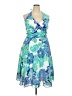 Madison Leigh Tropical Blue Cocktail Dress Size 2X (estimated) - photo 1