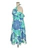 Madison Leigh Tropical Blue Cocktail Dress Size 2X (estimated) - photo 5