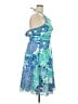 Madison Leigh Tropical Blue Cocktail Dress Size 2X (estimated) - photo 4