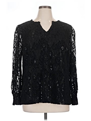 Isaac Mizrahi LIVE! Long Sleeve Blouse (view 1)