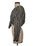 Zara Checkered-gingham Black Long Sleeve Blouse Size S - photo 5