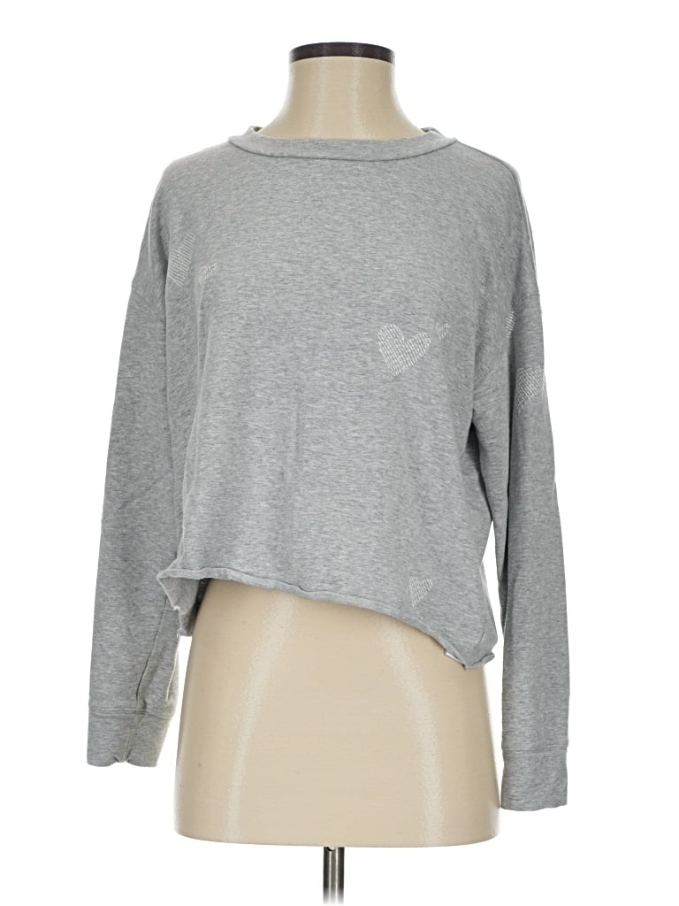 Pre-owned Splendid Sweatshirt In Gray