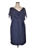 JJ's House 100% Polyester Blue Cocktail Dress Size 16 - photo 1