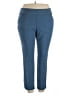 Investments Solid Blue Active Pants Size 18 - photo 1