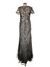 Mac Duggal 100% Polyester Gray Cocktail Dress Size 10 - photo 2