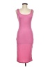 Shein Solid Pink Casual Dress Size 6 - photo 1