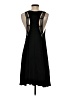 Unbranded Solid Black Casual Dress Size S - photo 2