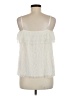 J.Crew 100% Polyester Ivory Sleeveless Blouse Size Med - P Tall - photo 2