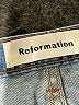 Reformation Blue Denim Shorts Size 27 waist - photo 3