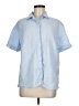 Lands' End Blue Short Sleeve Button-Down Shirt Size M (estimated) - photo 1