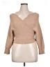 Romwe Chevron-herringbone Tan Pullover Sweater Size XL - photo 1
