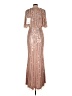 Mac Duggal 100% Polyester Tan Cocktail Dress Size 12 - photo 2