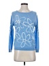JEFF Floral Blue Wool Sweater Size 0 - photo 1