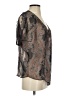 Bellatrix 100% Polyester Gray Short Sleeve Blouse Size S - photo 4