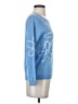 JEFF Floral Blue Wool Sweater Size 0 - photo 4