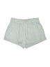 Shein 100% Polyester Solid Gray Athletic Shorts Size 6 - photo 2