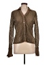 Ishyu Brown Long Sleeve Blouse Size L - photo 1