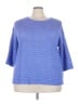Talbots Blue Pullover Sweater Size 3X Petite - photo 1