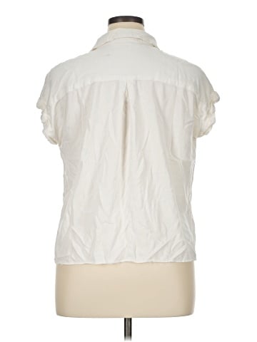 Rose + Olive Sleeveless Button-Down Shirt (view 2)