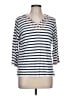 Chico's Ivory 3/4 Sleeve Top Size Lg (2) - photo 1