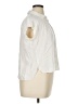 Rose + Olive 100% Rayon Ivory Sleeveless Button-Down Shirt Size XL - photo 4