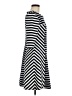 MICHAEL Michael Kors Stripes Black Casual Dress Size 8 - photo 4