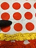 Rare Editions Polka Dots Orange Dress 9-12 MO / 12 MO - photo 3