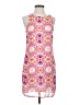 Everly 100% Polyester Print Pink Cocktail Dress Size S - photo 1