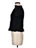 T Tahari Black Short Sleeve Top Size M - photo 5