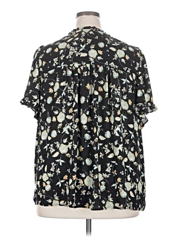 Rose + Olive Short Sleeve Blouse (view 2)