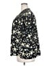 Rose + Olive 100% Polyester Black Short Sleeve Blouse Size 2X - photo 5