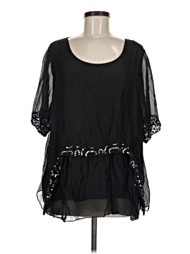 Made In Italy Short Sleeve Blouse