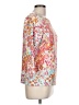 J. McLaughlin Orange 3/4 Sleeve Blouse Size L - photo 4