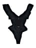 Pinko Solid Black One Piece Swimsuit Size S - photo 2