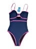 Cupshe Color Block Blue One Piece Swimsuit Size M - photo 1