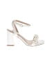 Lulus White Sandals Size 8 - photo 1
