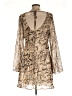B. Darlin 100% Polyester Animal Print Tan Cocktail Dress Size 13 - 14 - photo 2